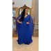 VESTIDO DE FESTA LONGO PLUS SIZE MANGA CAPA