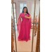 VESTIDO DE FESTA LONGO PLUS SIZE MANGA CAPA