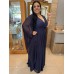VESTIDO DE FESTA LONGO PLUS SIZE MANGA CAPA