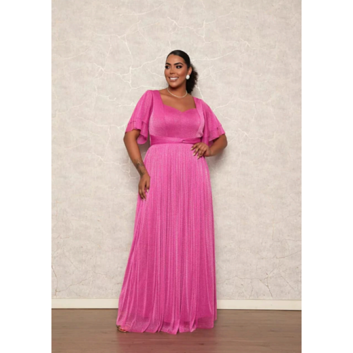 VESTIDO DE FESTA LONGO PLUS SIZE